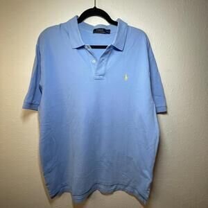 Polo Ralph Lauren Classic Fit Polo Shirt - Light Blue - Size XL